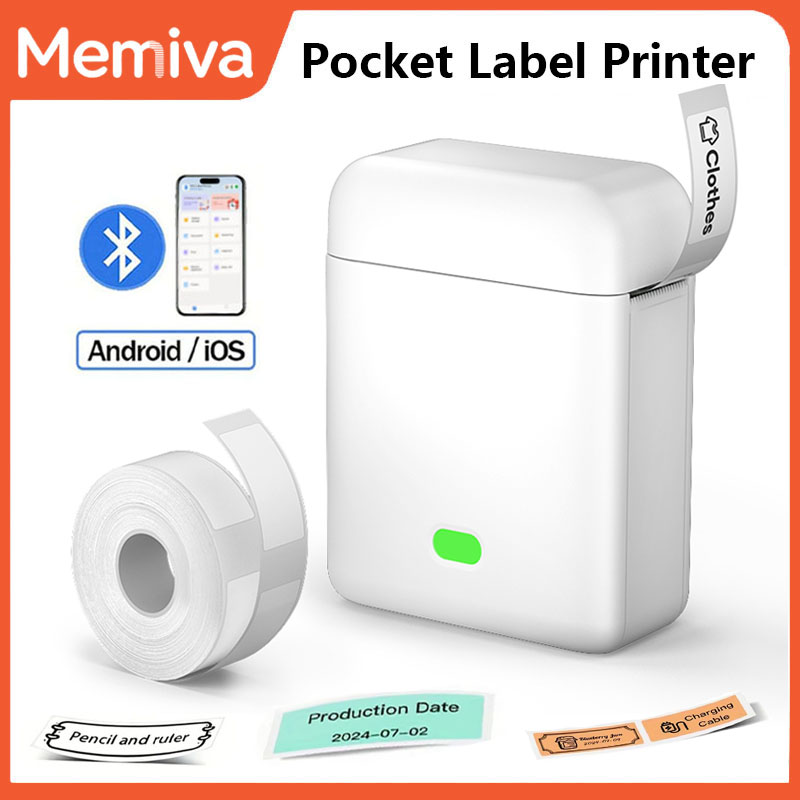 Commercial Photo Printer - Портативный термопринтер этикеток Memiva L12, безчернильный